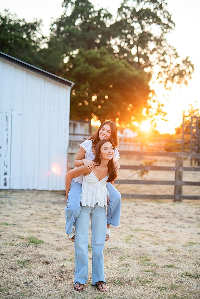 Group Senior Portraits at Bernal Ranch Park