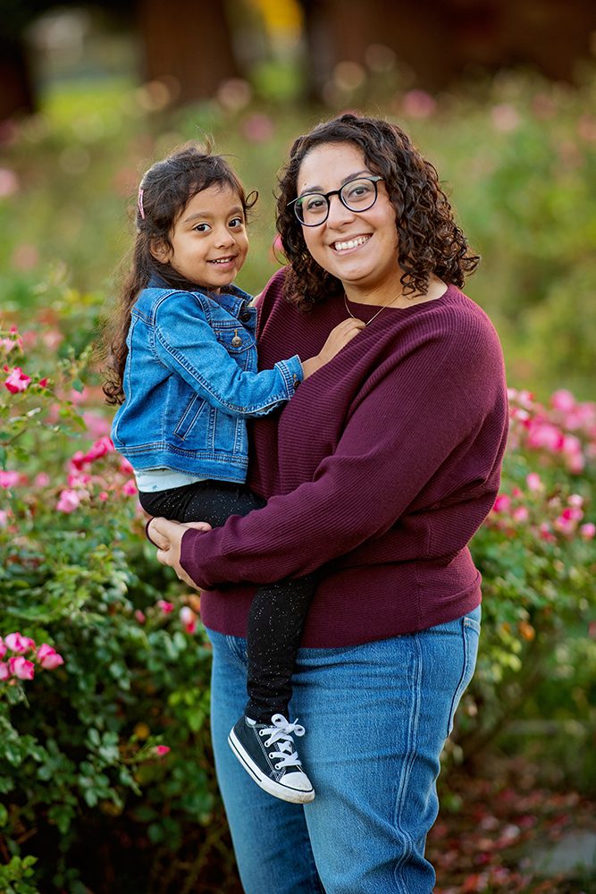 Sunset Family Portraits at the Municipal Rose Garden