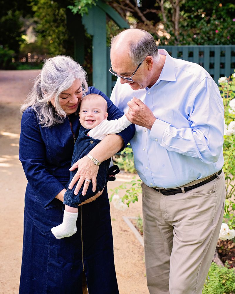 Family portraits with grandparents