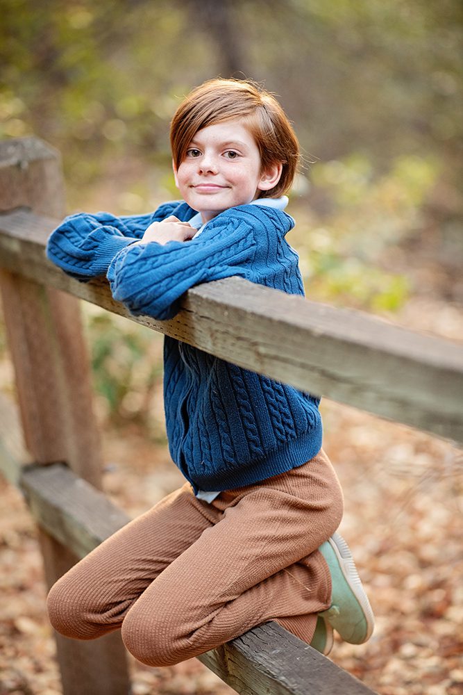 evening family portraits at Alum Rock Park