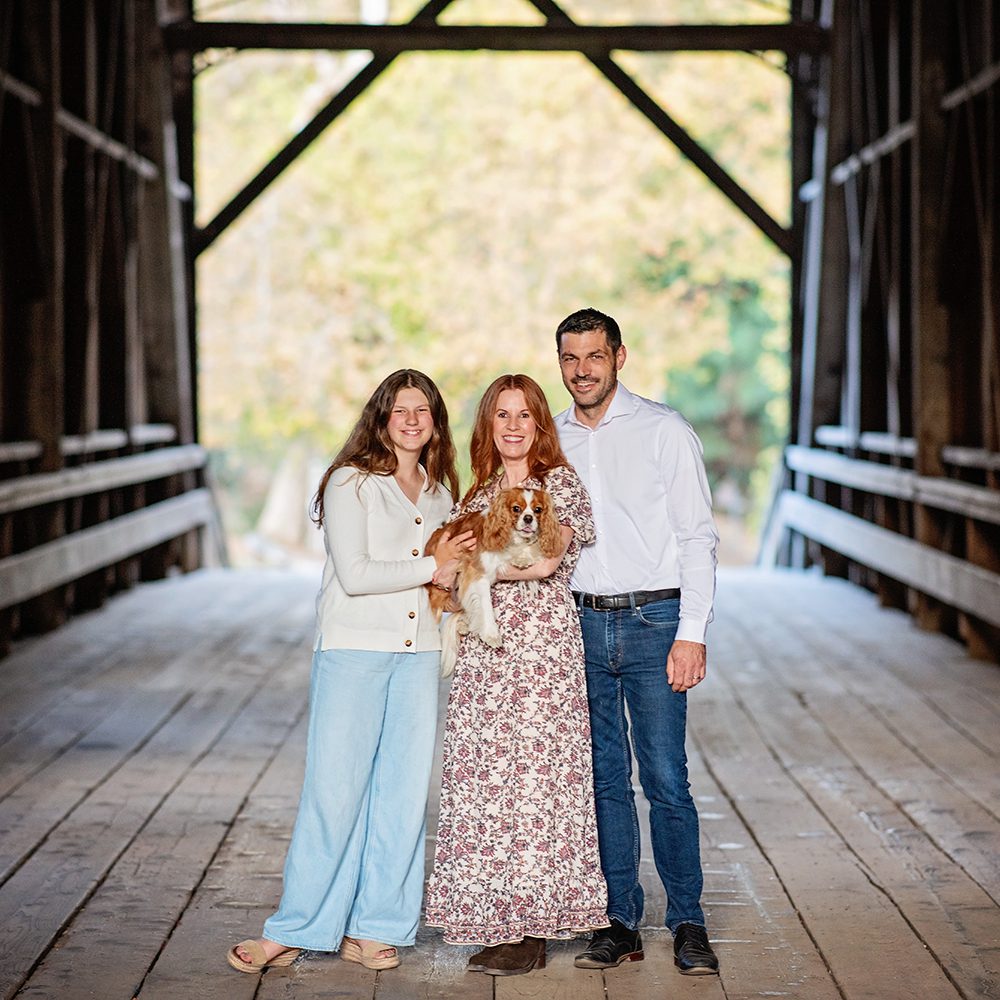 Family Portraits at the Felton Covered Bridge