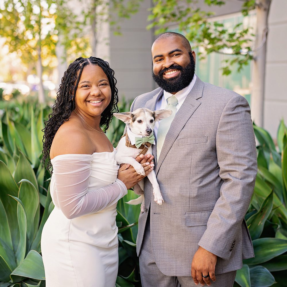 Outdoor Ceremony at the Santa Clara County Clerks Office