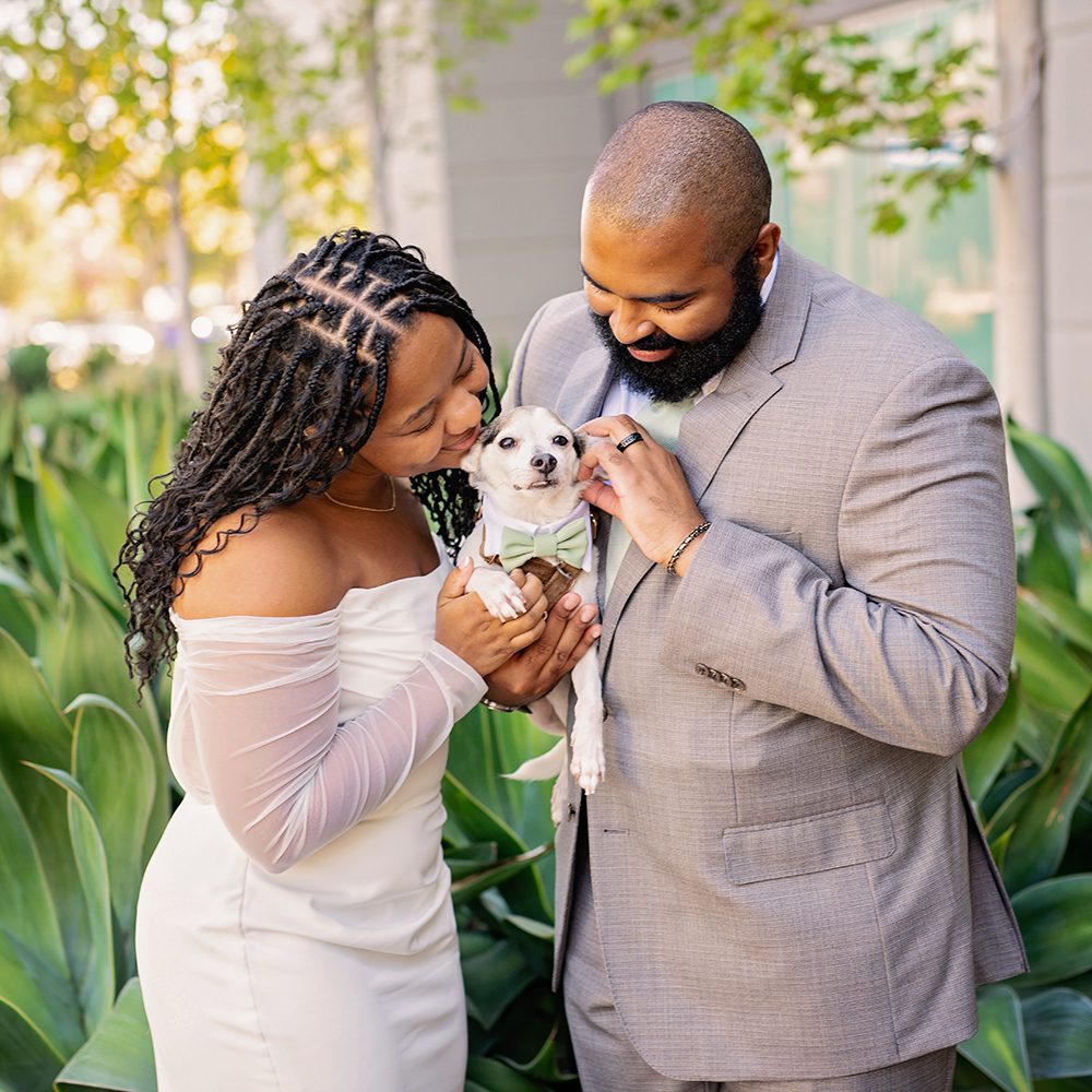 Outdoor Ceremony at the Santa Clara County Clerks Office