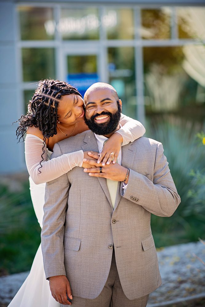 Outdoor Ceremony at the Santa Clara County Clerks Office
