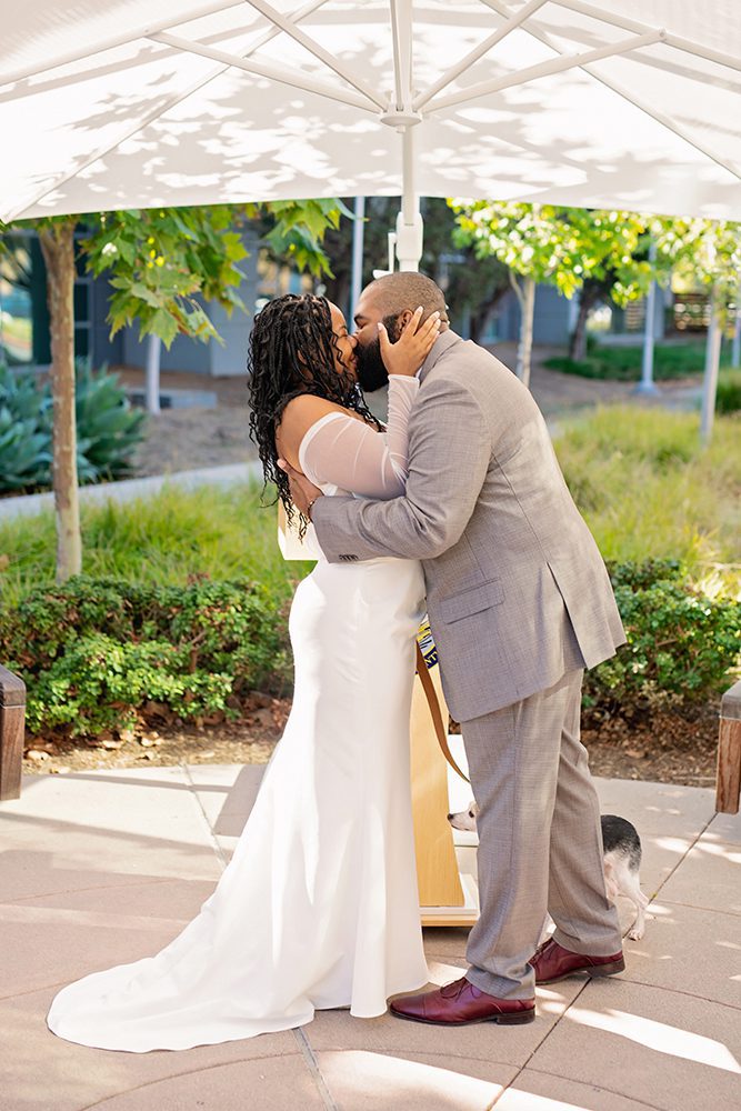 Outdoor Ceremony at the Santa Clara County Clerks Office
