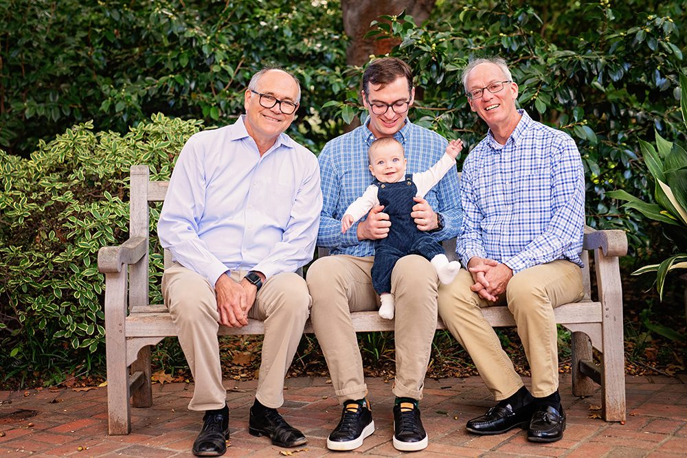 Family portraits with grandparents