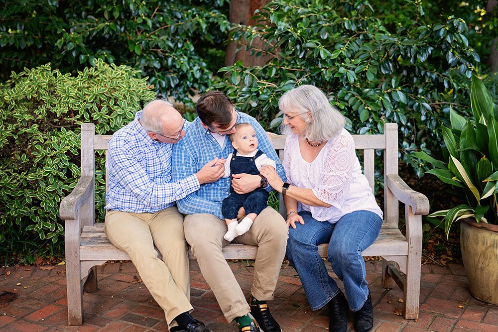 Family portraits with grandparents