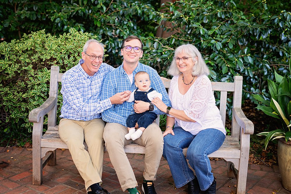Family portraits with grandparents