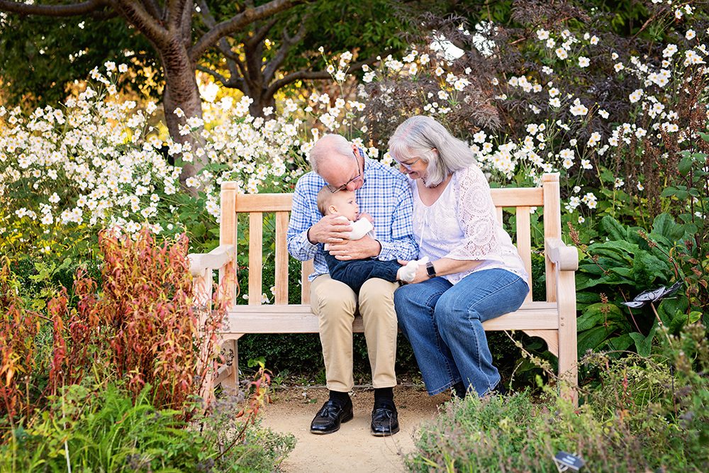 Family portraits with grandparents