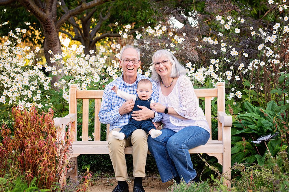 Family portraits with grandparents