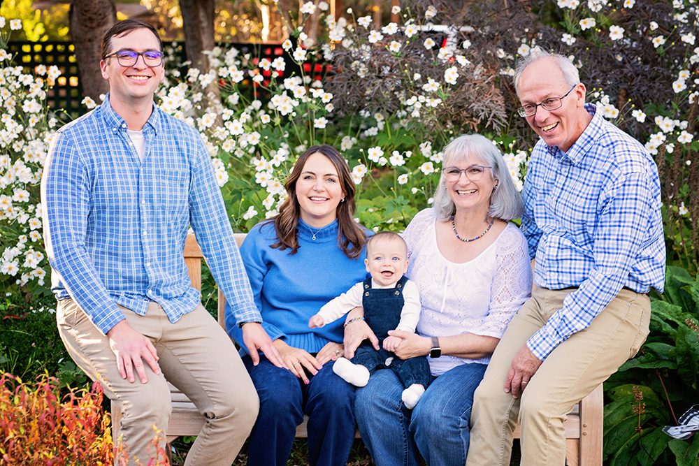 Family portraits with grandparents