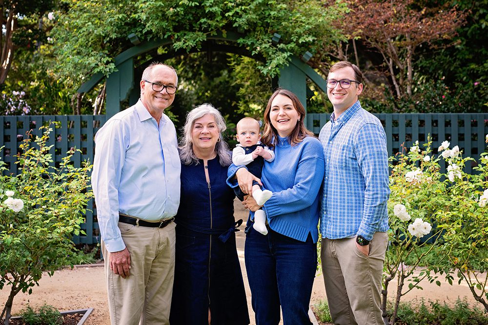 Family portraits with grandparents