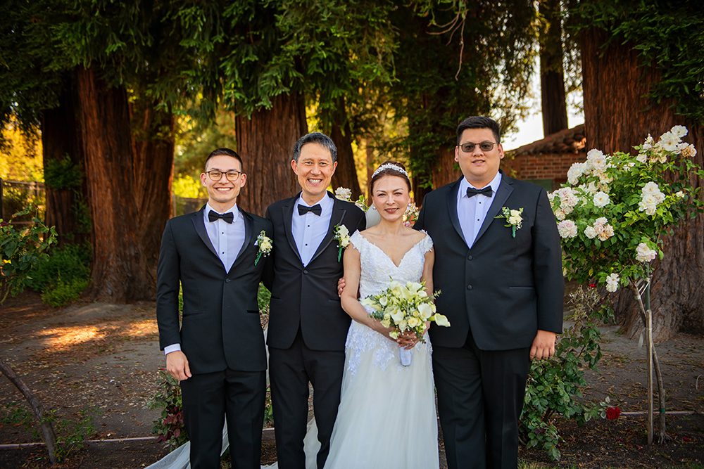 Wedding Portraits at the Municipal Rose Garden
