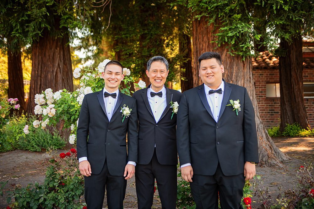 Wedding Portraits at the Municipal Rose Garden