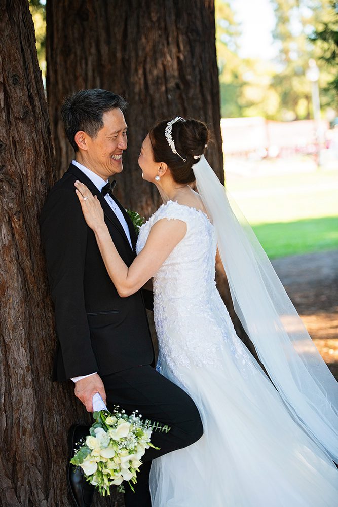 Wedding Portraits at the Municipal Rose Garden