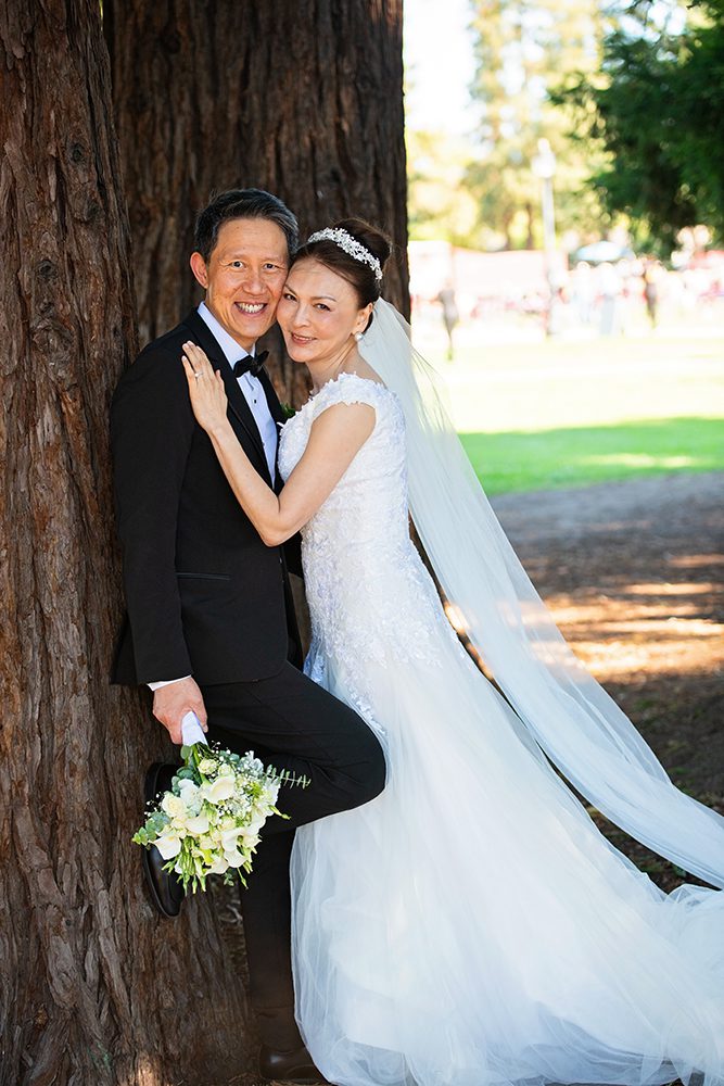 Wedding Portraits at the Municipal Rose Garden