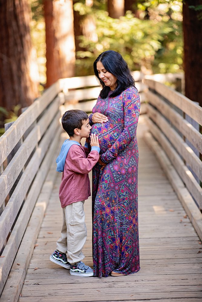 Family Portraits at a Redwood Tree Park
