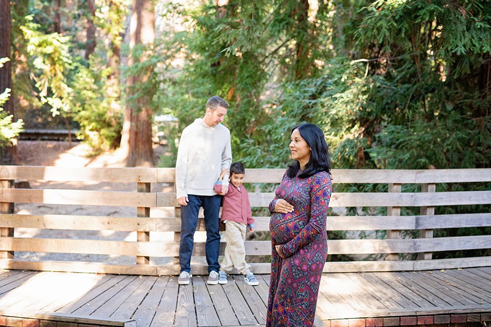Family Portraits at a Redwood Tree Park