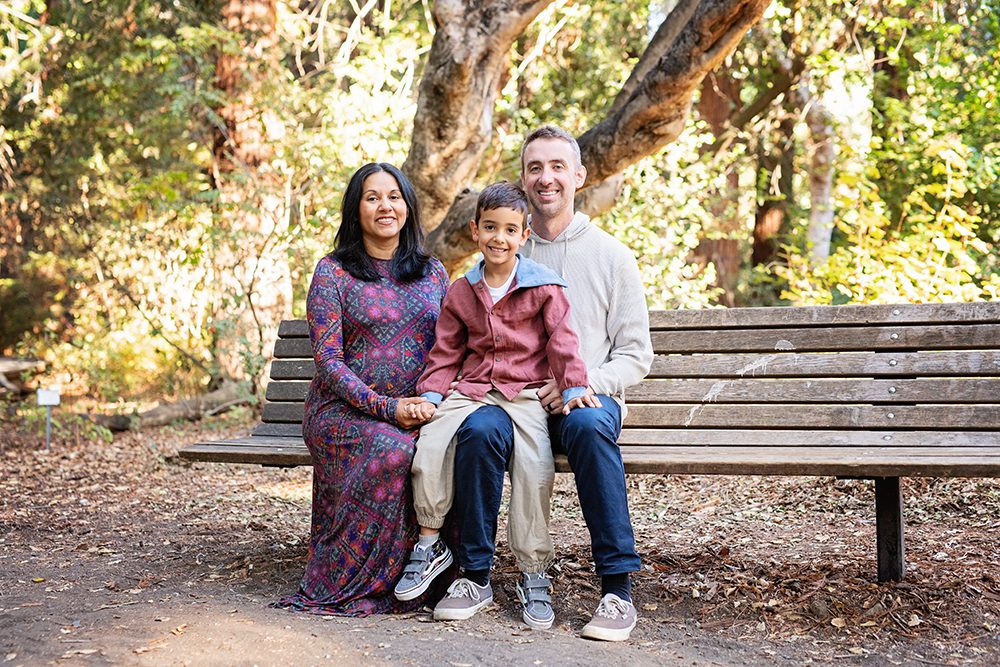 Family Portraits at a Redwood Tree Park