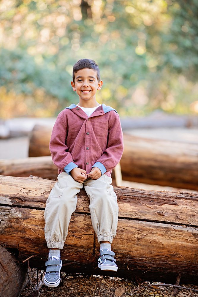 Family Portraits at a Redwood Tree Park