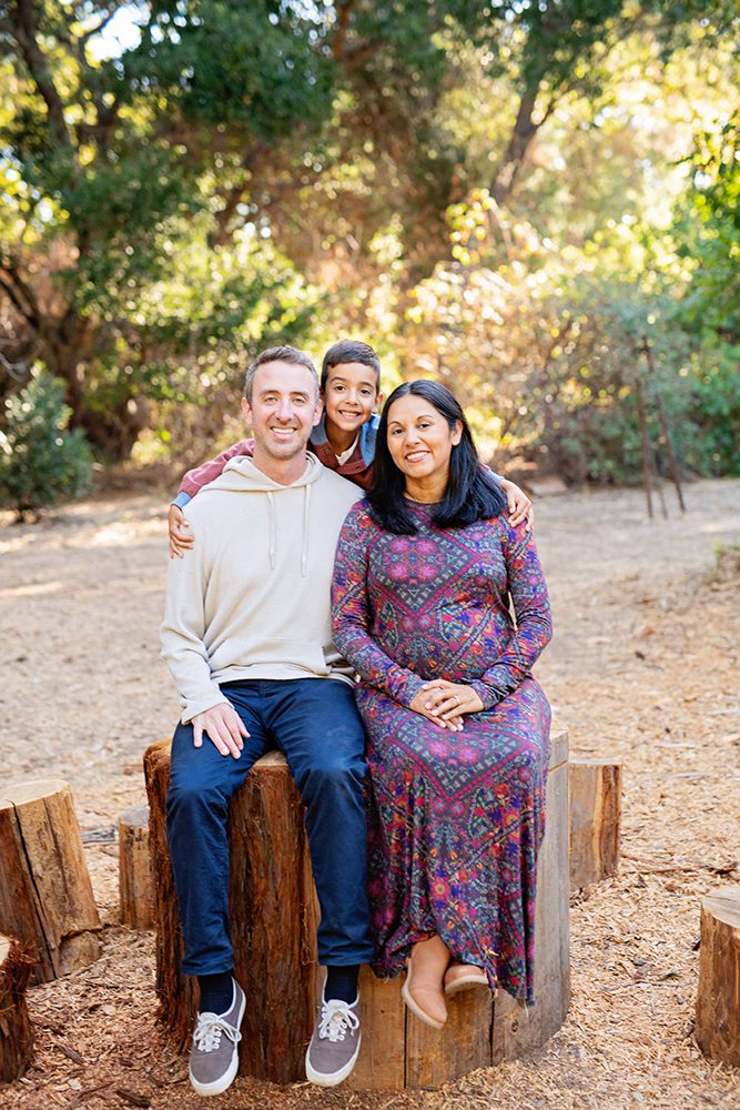 Family Portraits at a Redwood Tree Park